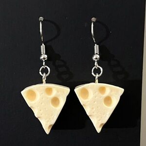 Swiss Cheese Slice Earrings
